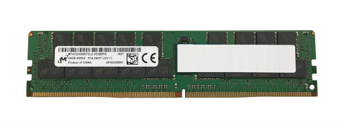 MTA72ASS8G72LZ-2G3 | Micron | 64GB PC4-19200 DDR4-2400MHz Registered ECC CL17 288-Pin Load Reduced DIMM 1.2V Quad Rank Memory Module