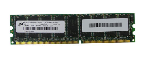 MT9VDDT3272AG-265C4 | Micron | 256MB PC2100 DDR-266MHz ECC Unbuffered CL2.5 184-Pin DIMM Memory Module