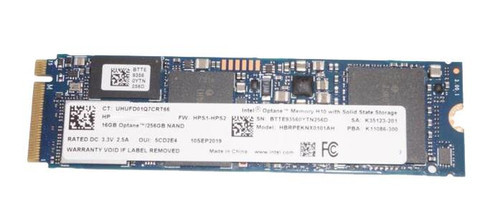 L72364-001 | HP | 16GB OPTANE / 256GB NAND M.2 2280 PCIe Internal Solid State Drive (SSD)
