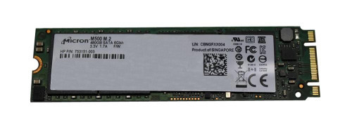 CBNGFXX004 | HP | 480GB MLC SATA 6Gbps M.2 2280 Internal Solid State Drive (SSD) CBNGFXX004 | HP | 480GB MLC SATA 6Gbps M.2 2280 Internal Solid State Drive (SSD)