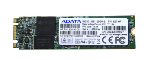839143-001 | HP | 128GB MLC SATA 6Gbps M.2 2280 Internal Solid State Drive (SSD) for M3-U003DX