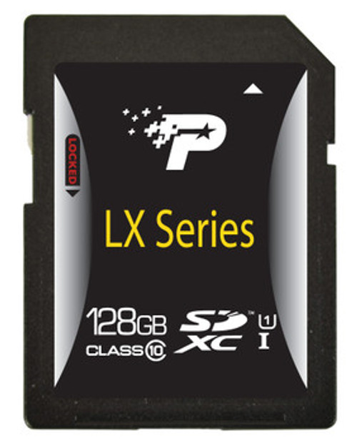PSF128GSDXC10 | Patriot | LX Series 128GB Class 10 SDXC Flash Memory Card