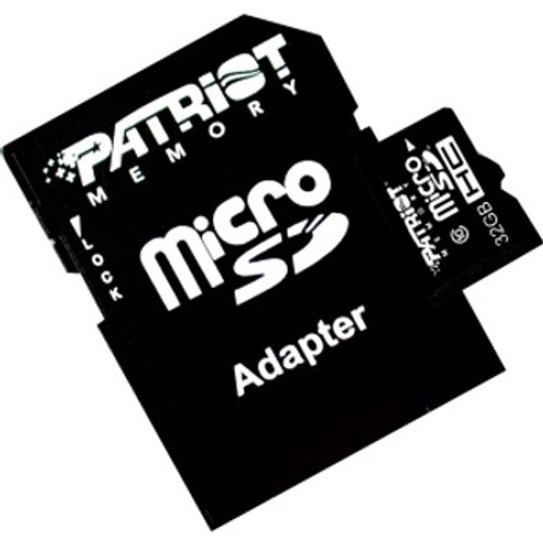 PSF32GMCSDHC10 | Patriot | Signature LX 32GB Class 10 microSDHC Flash Memory Card with Adapter