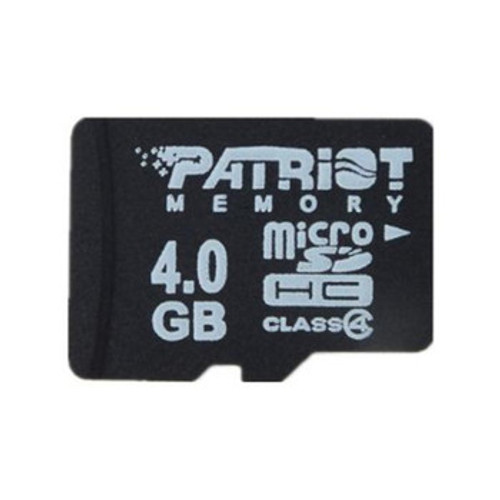 PSF4GMCSDHC4 | Patriot | 4GB Class 4 microSDHC Flash Memory Card PSF4GMCSDHC4 | Patriot | 4GB Class 4 microSDHC Flash Memory Card