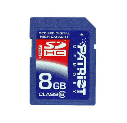 PSF8GSDHC6 | Patriot | 8GB Class 6 SDHC Flash Memory Card PSF8GSDHC6 | Patriot | 8GB Class 6 SDHC Flash Memory Card