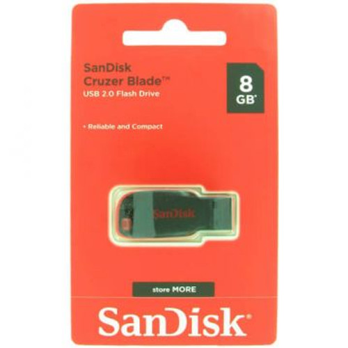 SDCZ50-008G-B35 | SanDisk | 8GB Cruzer Blade USB 2.0 Flash Drive