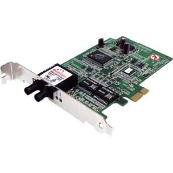 PEX1000MMST | StarTech | 1000Mbps Gigabit Ethernet Multi-mode 1804 ft 850nm Wavelength PCI Express ST Fiber Card