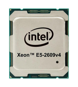338-BJEC | Dell | Intel Xeon E5-2609 v4 1.7GHz.20M Cache.6.4GT/s QPI.8C/8T (85W) Max Mem 1866MHz