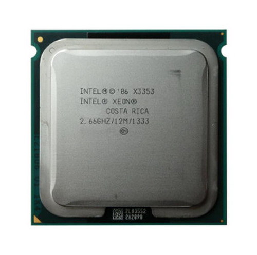 N321K | Dell | 2.66GHz 1333MHz FSB 12MB L2 Cache Socket LGA771 Intel Xeon 3300 X3353 Quad-Core Processor Upgrade