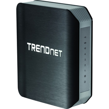 TEW-812DRU | TRENDnet | Wireless Router IEEE 802.11ac ISM Band UNII Band 1750 Mbps Wireless Speed 4 x Network Port 1 x Broadband Port USB Desktop (Refurbi