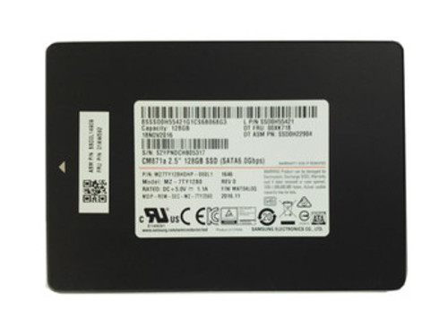 01AW592 | Lenovo | 128GB TLC SATA 6Gbps 2.5-inch Internal Solid State Drive (SSD)