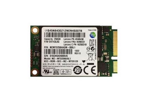 04Y2179 | Lenovo | 256GB TLC SATA 6Gbps mSATA Internal Solid State Drive (SSD) for ThinkPad Helix