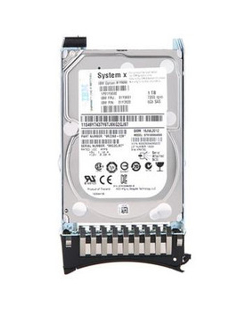 00AJ141-RMK | IBM | 1TB 7200RPM SATA 6Gbps 2.5-inch Internal Hard Drive
