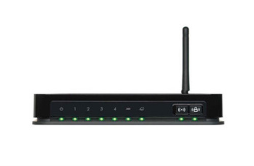 DGN1000-100NAS | NetGear | DGN1000 Wireless-N 150 Router 4 x 10/100Base-TX Network LAN 1 x ADSL2+ Network WAN IEEE 802.11n (draft) 150Mbps