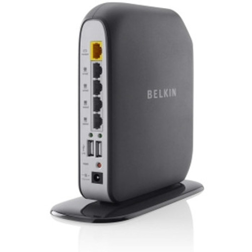 F7D4301TT | Belkin | Wireless Router IEEE 802.11n ISM Band 300 Mbps Wireless Speed 4 x Network Port 1 x Broadband Port USB F7D4301TT | Belkin | Wireless Router IEEE 802.11n ISM Band 300 Mbps Wireless Speed 4 x Network Port 1 x Broadband Port USB