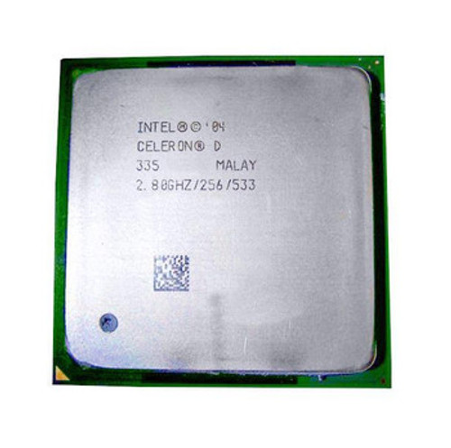 0D7910 | Dell | 2.80GHz 533MHz FSB 256KB L2 Cache Socket PPGA478 Intel Celeron D 335 Desktop Processor Upgrade
