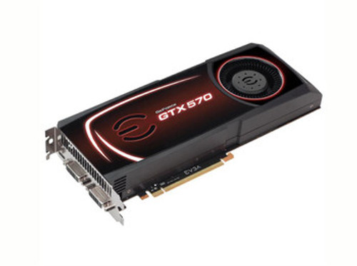 012P31576A1 | EVGA | GeForce GTX 570 Superclocked 1280MB 320-bit GDDR5 PCI Express 2.0 x16 HDCP Ready SLI Support Video Graphics Card