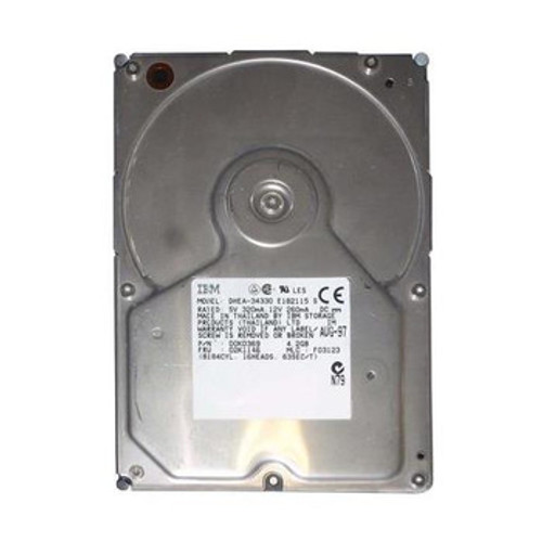 00K0369 | IBM | 4GB 5400RPM ATA 33 3.5 512KB Cache Hard Drive" 00K0369 | IBM | 4GB 5400RPM ATA 33 3.5 512KB Cache Hard Drive"