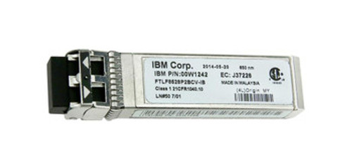 00W1242-02 | IBM | 8Gbps 8GBase-SW Shortwave Fibre Channel Multi-mode Fiber 550m 850nm LC Connector SFP Transceiver (2-Pack)