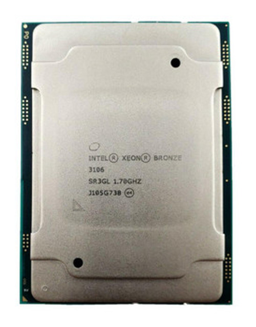 873643R-B21 | HPE | 1.70GHz 9.60GT/s UPI 11MB L3 Cache Intel Xeon Bronze 3106 8-Core Processor Upgrade for DL380 Gen10