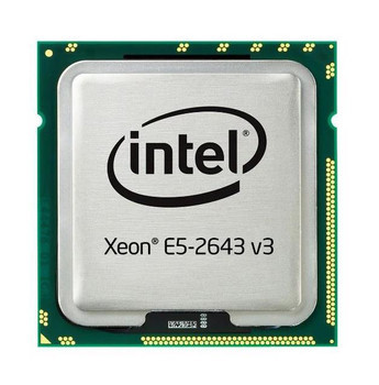 338-BETF | Dell | Intel Xeon Processor E5-2643 v3 (6C HT 20MB Cache 3.4GHz Turbo)