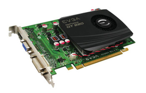 01G-P3-1228-LR | EVGA | GeForce GT 220 FTW 1GB DDR3 128-Bit DVI/D-Sub/HDMI PCI Express 2.0 x16 HDCP Ready Video Graphics Card