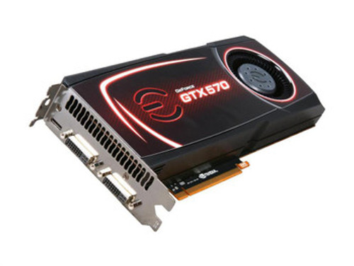 012-P3-1571-BX | EVGA | GeForce GTX 570 HD 1280MB 320-bit GDDR5 PCI Express 2.0 x16 Dual DVI/ HDMI/ DisplayPort Video Graphics Card