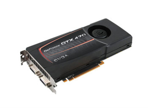 012-P3-1470-L1 | EVGA | GeForce GTX 470 1280MB 320-bit GDDR5 PCI Express 2.0 x16 HDCP Ready SLI Support Dual DVI Mini-HDMI Video Graphics Card