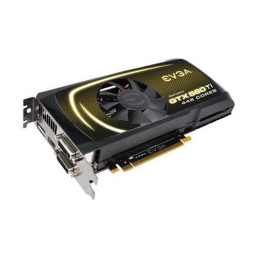 012-P3-2066-TR | EVGA | GeForce GTX 560 Ti 448 Cores FTW 1280MB 320-bit GDDR5 PCI Express 2.0 x16 HDCP Ready SLI Support HDMI/ DisplayPort/ Dual DVI Video