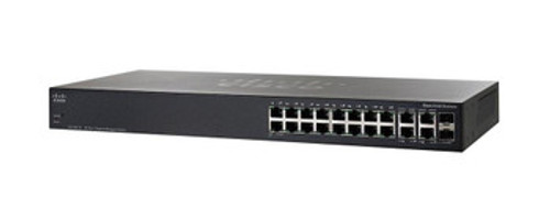 SG350-20-K9-NA | Cisco | Series 20-Ports SFP 10/100/1000Base-T PoE+ Manageable Layer 3 Rack-mountable Gigabit Ethernet Switch