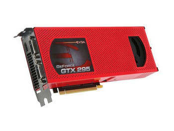 017P31294 | EVGA | GeForce GTX 295 Red Edition 1729MB 896-Bit GDDR3 PCI Express 2.0 x16 Dual DVI/ HDMI Video Graphics Card