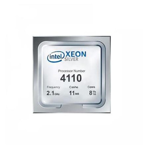 4110-SILVER | Intel | Xeon Silver 4110 8-Core 2.10GHz 9.60GT/s UPI 11MB L3 Cache Socket LGA3647 Processor