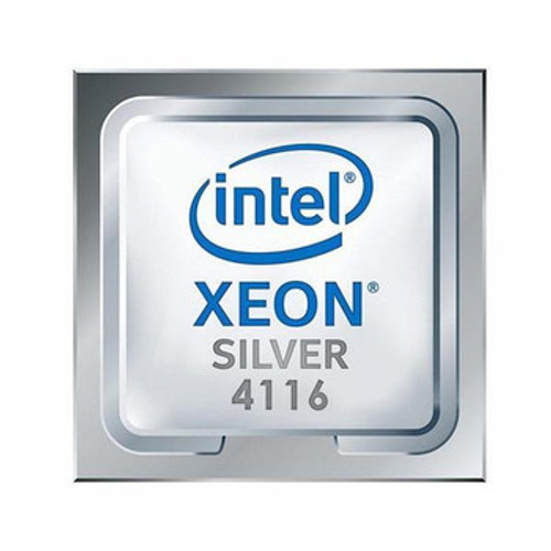 338-BMXI | Dell | Intel Xeon Silver 4116 2.1GHz. 3.0GHz Turbo.12C. 9.6GT/s 2UPI. 16M Cache. HT (85W) DDR4-2400 1st