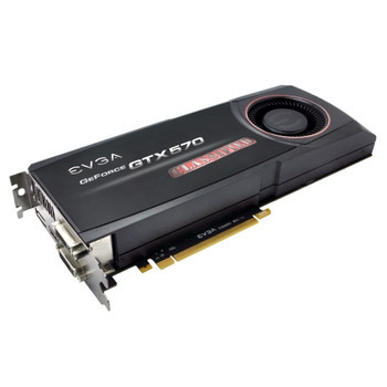 012P31578AR | EVGA | GeForce GTX 570 1280MB GDDR5 PCI Express x16 2.0 Video Graphics Card