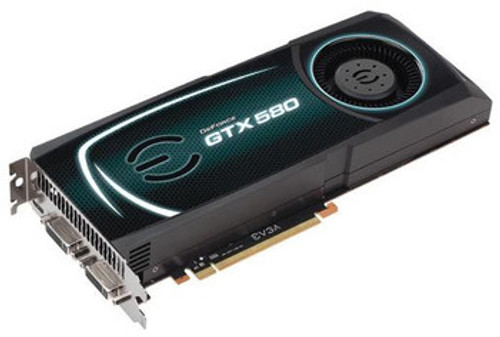 015P31585 | EVGA | GeForce GTX 580 SuperClocked 1536MB GDDR5 PCI Express 2.0 Dual DVI/ Mini-HDMI/ Ready SLI Support Video Graphics Card