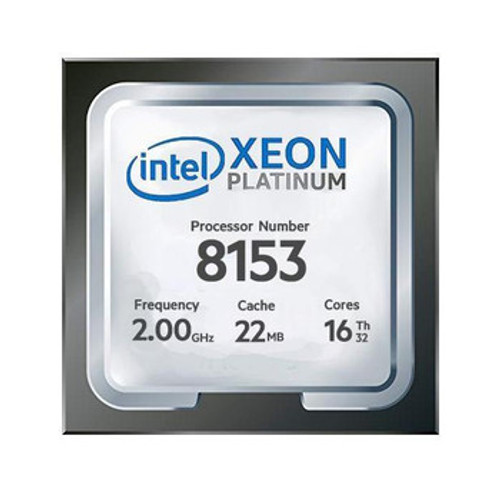 374-BBPZ | Dell | Intel Xeon Platinum 8153 2.0G. 16C/32T. 10.4GT/s 3UPI. 22M Cache. Turbo. HT (125W) DDR4-2666