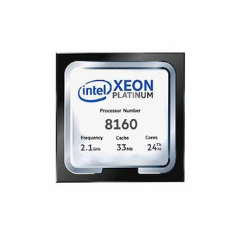 338-BQGZ | Dell | Intel Xeon Platinum 8160 2.1G 24C/48T 10.4GT/s 33M Cache Turbo HT (150W) DDR4-2666