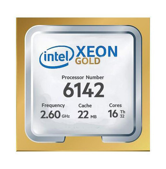 GOLD6142 | Intel | Xeon Gold 6142 16 Core Core 2.60GHz LGA 3647 22 MB L3 Processor