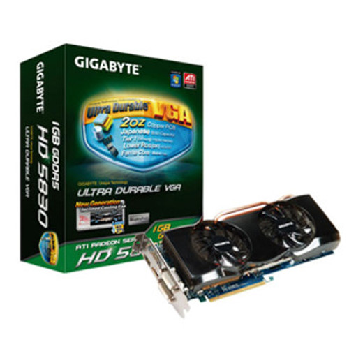 GV-R583UD-1GD | Gigabyte Tech | Radeon 5830 1GB GDDR5 PCI 2.1 x16 CrossFireX HDMI DVI Graphic Card