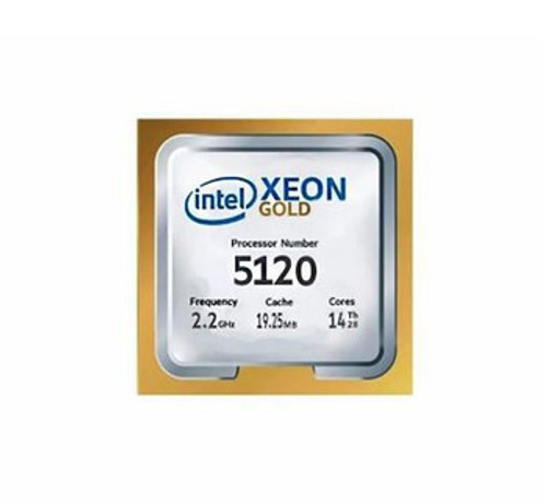 R840-5120 | Dell | 2.20GHz 10.40GT/s UPI 19.25MB L3 Cache Socket LGA3647 Intel Xeon Gold 5120 14-Core Processor Upgrade