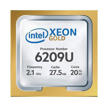 8XG7A38027 | Lenovo | 2.10GHz 27.5MB Cache Intel Xeon Gold 6209U 20-Core Processor Upgrade for ThinkSystem ST550/ST558