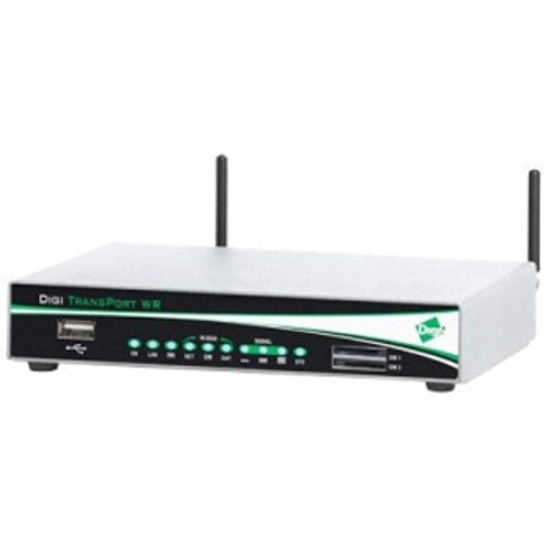 WR41-E1G1-WA1-SU | Digi | TransPort WR41 Wireless Router IEEE 802.11b/g 2 x Antenna ISM Band 54 Mbps Wireless Speed 1 x Network Port 1 x Broadband Port US WR41-E1G1-WA1-SU | Digi | TransPort WR41 Wireless Router IEEE 802.11b/g 2 x Antenna ISM Band 54 Mbps Wireless Speed 1 x Network Port 1 x Broadband Port US