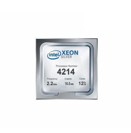 R640-4214 | Dell | 2.20GHz 9.60GT/s UPI 16.5MB L3 Cache Socket FCLGA3647 Intel Xeon Silver 4214 12-Core Processor Upgrade R640-4214 | Dell | 2.20GHz 9.60GT/s UPI 16.5MB L3 Cache Socket FCLGA3647 Intel Xeon Silver 4214 12-Core Processor Upgrade