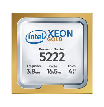 634-BTIR | Dell | 3.80GHz 16.5MB Cache Socket FCLGA3647 Intel Xeon Gold 5222 4-Core Processor Upgrade