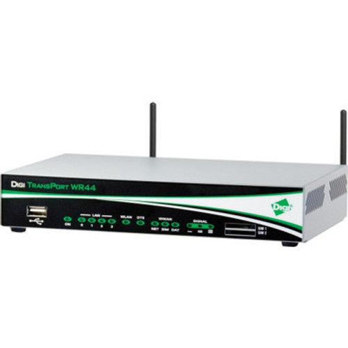 WR44-U9I1-GE2-SW | Digi | International Transport WR44 Wireless Router