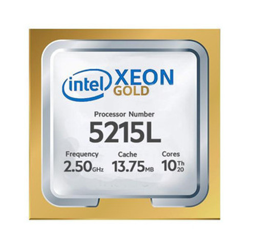 338-BSMB | Dell | 2.50GHz 13.75MB Cache Socket FCLGA3647 Intel Xeon Gold 5215L 12-Core Processor Upgrade