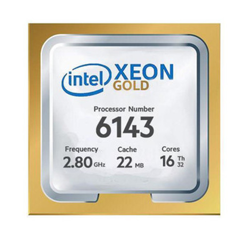 879424R-B21 | HPE | 2.80GHz 22MB L3 Cache Socket LGA3647 Intel Xeon Gold 6143 16-Core Processor Upgrade