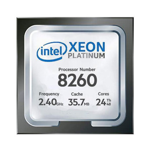 338-BSQP | Dell | 2.40GHz 36MB Cache Socket FCLGA3647 Intel Xeon Platinum 8260 24-Core Processor Upgrade