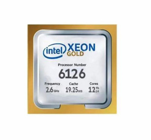 C6420-6126F | Dell | HPE 2.60GHz 10.40GT/s UPI 19.25MB L3 Cache Socket LGA3647 Intel Xeon Gold 6126 12-Core Processor Upgrade C6420-6126F | Dell | HPE 2.60GHz 10.40GT/s UPI 19.25MB L3 Cache Socket LGA3647 Intel Xeon Gold 6126 12-Core Processor Upgrade