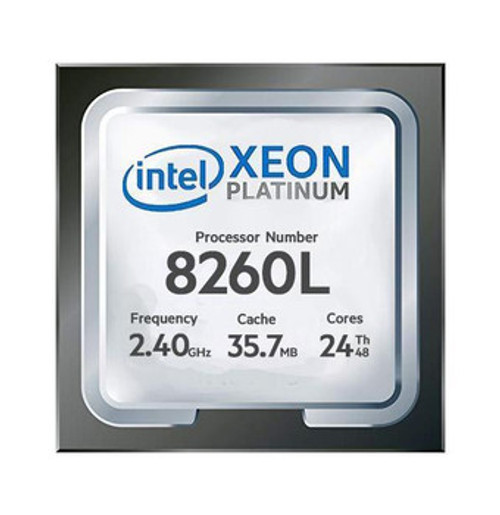 338-BSNS | Dell | 2.40GHz 36MB Cache Socket FCLGA3647 Intel Xeon Platinum 8260L 24-Core Processor Upgrade